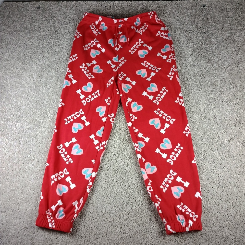 Dolly Parton I Love Dolly Sweatpants Joggers Women's Size Medium